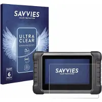 Savvies - Screenprotector voor Autel MaxiCheck MX808s - Folie Beschermfolie transparant 6 Stuks