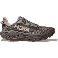 Hoka One One Loopschoen 'CHALLENGER 8' grijs / donkergrijs / oranje