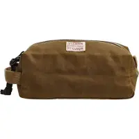 Filson Tin Cloth Toilettas Leer 23 cm grijs