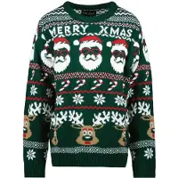 Cars kersttrui groen Jongens Acryl Ronde hals All over print - maat 152