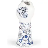 Bold Monkey Liberty Matters Vase Blue