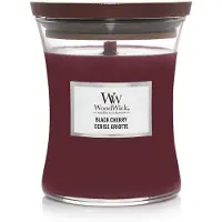 Woodwick black cherry medium candle |