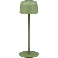 Goobay LED-tafellamp | warm wit | dimbaar | oplaadbaar (USB-C) | groen | IP44