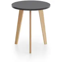 Ebuy24 Karin salontafel bijzettafel den decor, zwart.