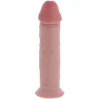 ToyJoy Deluxe Dual Density Dikke Dildo - 32 cm - Realistische dildo - beige - Met zuignap