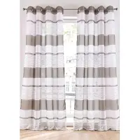 Bonprix Transparant gordijn van lichte voile (1 stuk) maat h/b: 145/144 cm