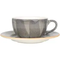 Bonna Koffie kopjes & schotel aura space porselein set van 6