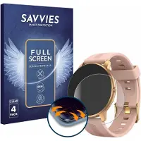 Savvies - Screenprotector voor AGPtek LW11 - Folie Beschermfolie transparant volledig dekking 4 Stuks