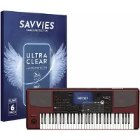 Savvies - Screenprotector voor KORG Pa1000 - Folie Beschermfolie transparant 6 Stuks