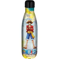 Stor Netflix's One Piece drinkfles Blue Sky – Roestvrij staal – 780 ml – Sluit goed af – Drinkfles voor kinderen – BPA-vrij – Multicolor