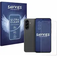 Savvies - Screenprotector voor Samsung Galaxy A56 5G (Voor+Camera) - Folie Beschermfolie transparant 18 Stuks