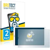BROTECT - Screenprotector voor Samsung Galaxy Tab A7 Lite LTE 2021 (Landschapsmodus) - Folie Beschermfolie matte 2 Stuks
