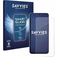Savvies 3 Stuks Screenprotector - geschikt voor Samsung Galaxy A56 5G - beschermfolie glas transparant