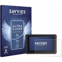 Savvies - Screenprotector voor Webfleet PRO 8475 - Folie Beschermfolie transparant 6 Stuks