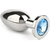 Mr.Steel Jewled Butt Plug Large