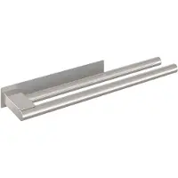 vidaXL Handdoekenrek Zilver 40 x 9 x 4 cm Roestvrij staal