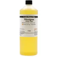 Ancient Wisdom Basis Olie - Tarwekiemolie - 1 Liter - Aromatherapie - Basisolie - Draagolie - Basisolie Voor Etherische Oliën