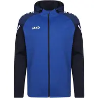 Jako Sportjas blauw / wit