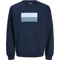 Jack & Jones Junior Sweatshirt 'JCOFUSION' saffier / lichtblauw / donkerblauw / wit
