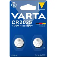 Varta LITHIUM Coin Batterijen CR2025 Blister 2 stuks