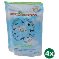 Farm food 4x300 gr fresh menu pens / hart compleet hondenvoer