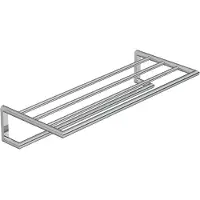 Kludi Vela R - Handdoekhouder met plank, lengte 62 cm, chroom 5898905