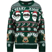 Cars kersttrui groen Jongens Acryl Ronde hals All over print - maat 140