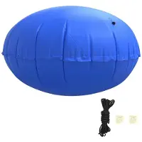 vidaXL Winter Poolkussen Blauw Ø 310 x 180 cm PVC