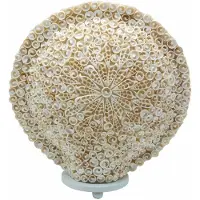 Boho Maison Bold - Lampen van Zeeschelpen - 30 cm - Handgemaakt in Bali - Gemaakt met echte zeeschelpen