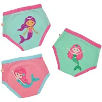 Zoocchini set van 3 oefenbroekjes - 100% organic katoen - Mermaids - Meisjes - 2-3 jaar