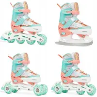 Raven Isla 4-in-1 skates/rolschaatsen/quad skates - maat 27-30