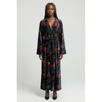 Marcell von Berlin Women's Long Sleeve Kimono-dress Camou Print Maat: 38 | Badjassen Outlet | Dames