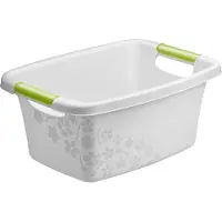 Rotho Flowers Wasmand 12L Cool Grey