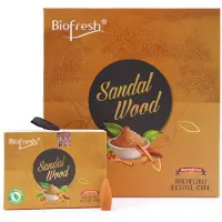 Ancient Wisdom Biofresh Backflow Wierookkegels (40 kegels) - Sandelhout