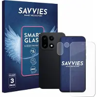 Savvies 3 Stuks Screenprotector - geschikt voor OnePlus 15 (Voor+Camera) - beschermfolie glas transparant