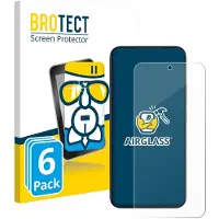 BROTECT Screenprotector 6 Stuks voor realme Narzo 90 Beschermglas transparant