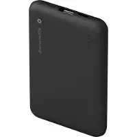 dbramante1928 oplaadbaar powerbank - 10000 mAh - 20 Watt - compatibel met Apple (2.4A), PD/PPS, Apple Fast Charge, QC 3.0 - 2 aansluitingen (24-pins USB-C, USB Type A) - aansluitkabel: USB-C - zwart