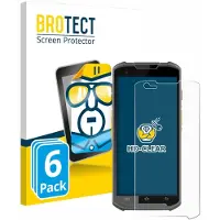 BROTECT - Screenprotector voor Newland MT93 - Folie Beschermfolie transparant 6 Stuks