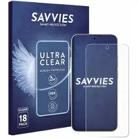Savvies - Screenprotector voor Xiaomi Redmi Note 15 Pro 4G - Folie Beschermfolie transparant 18 Stuks
