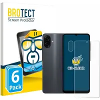 BROTECT - Screenprotector voor Samsung Galaxy A07 (Voor+Camera) - Folie Beschermfolie transparant 6 Stuks