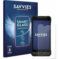 Savvies 3 Stuks Screenprotector - geschikt voor Zebra Xplore M60 - beschermfolie glas transparant