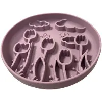 Jack & Vanilla JV Bon App Voerbak Slow Feeder Antislip Silicone Tulip
