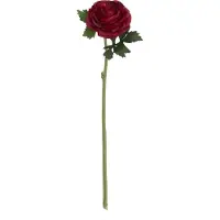 Maxifleur Kunstplanten Ranonkel Kunstbloem Deluxe 54cm Burgundy