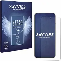 Savvies - Screenprotector voor Honor Magic 8 Lite - Folie Beschermfolie transparant 18 Stuks