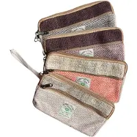 Ancient Wisdom 4x Hennep Telefoon/Tabak/Alles Zip Etui (assorti)