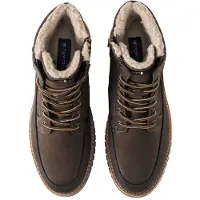 Tom Tailor Veterboots donkerbruin