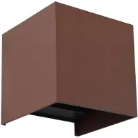 LINDBY Buitenverlichting , Dara, dimbare, Roestbruin, Balkon, Aluminium, Modern