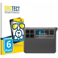 BROTECT Screenprotector 6 Stuks voor DJI Power 2000 Beschermglas transparant