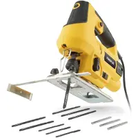 Powerplus elektrische decoupeerzaag POWX0362 - 800W zaagmachine - 3000min-1 - gereedschap met 12 acc.
