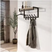 Meubelplaats Kapstok Terra XS roede-hoedenplank - Melamine travertine